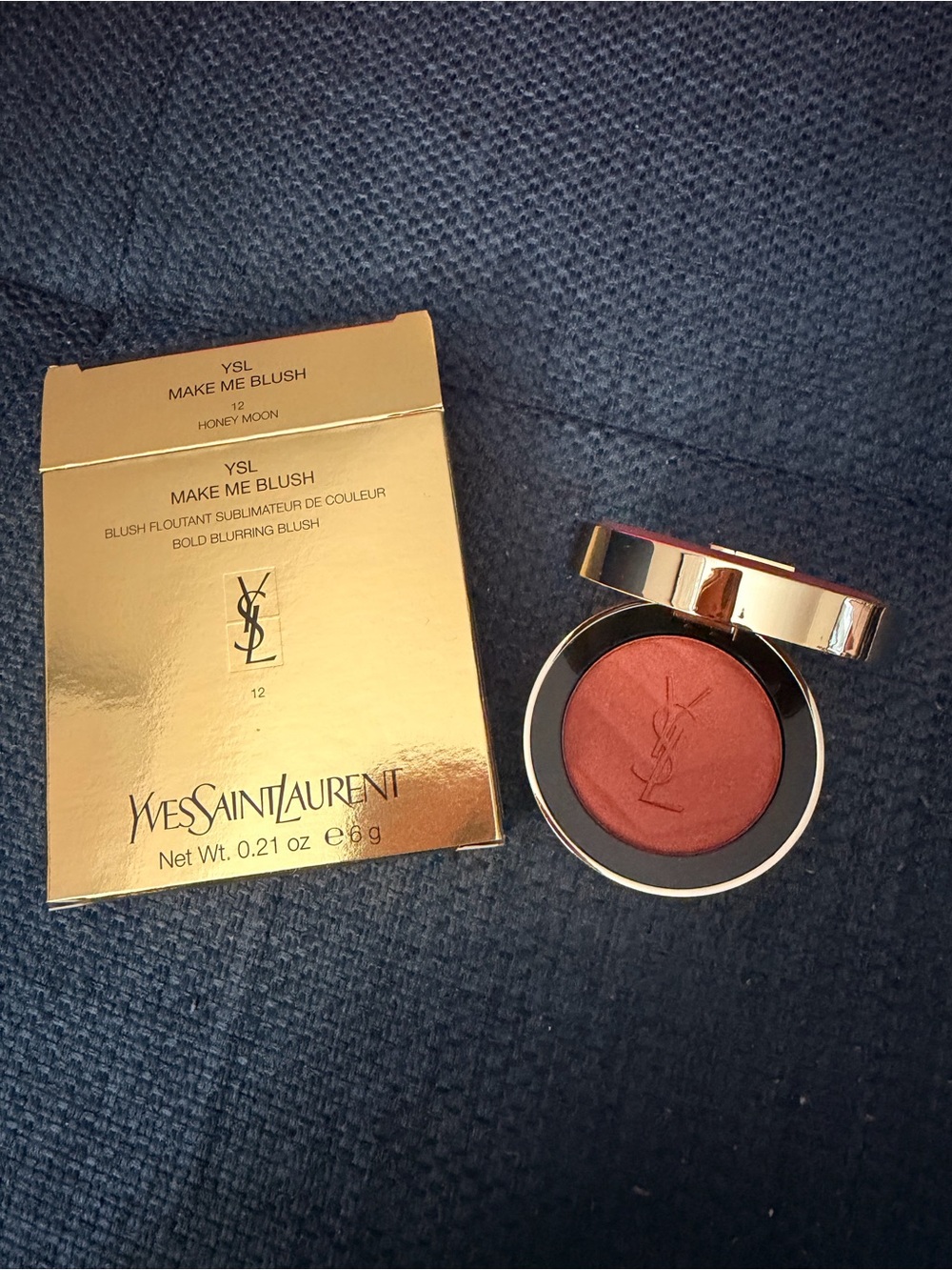 BNIB YSL Beauty Make Me Blush Cream Blush - Honey Moon